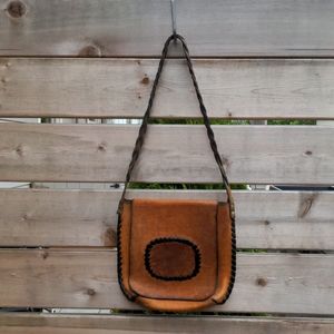 Vintage leather hand bag